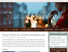 Tablet Screenshot of hiddencharleston.com